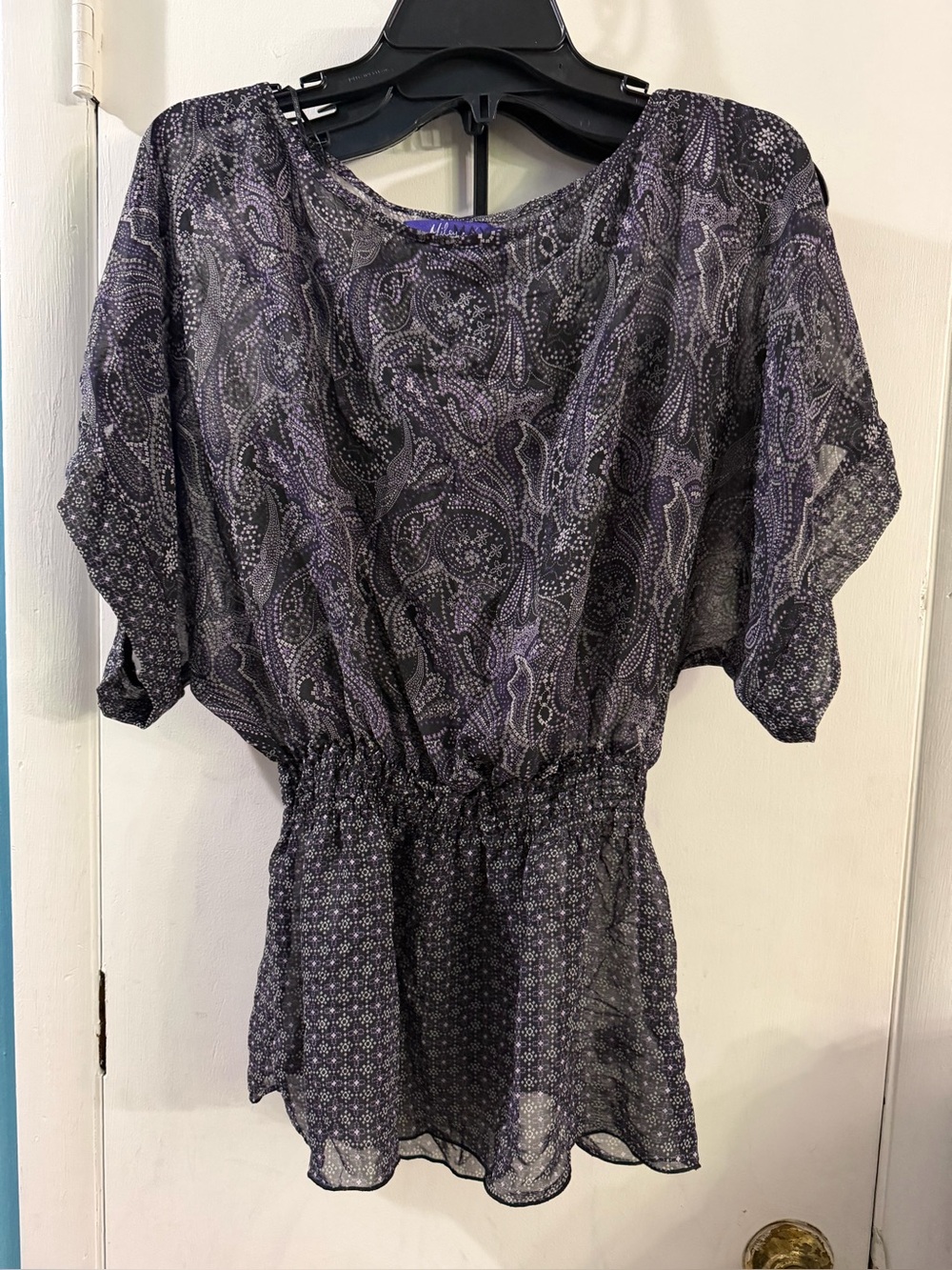 Miley Cyrus Max Azria Large Sheer Blouse